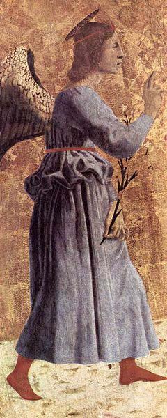 Piero della Francesca Polyptych of the Misericordia: Archangel Gabriel Norge oil painting art